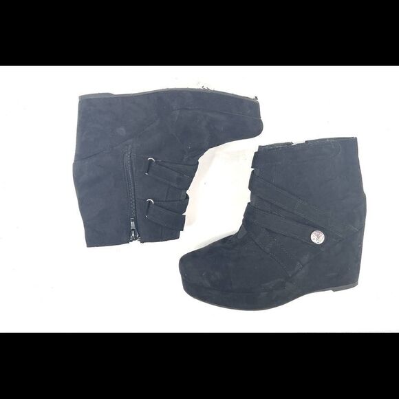 Stuart Weitzman Lana Straps wedge platform bootie boots shoes 5 - Picture 4 of 13